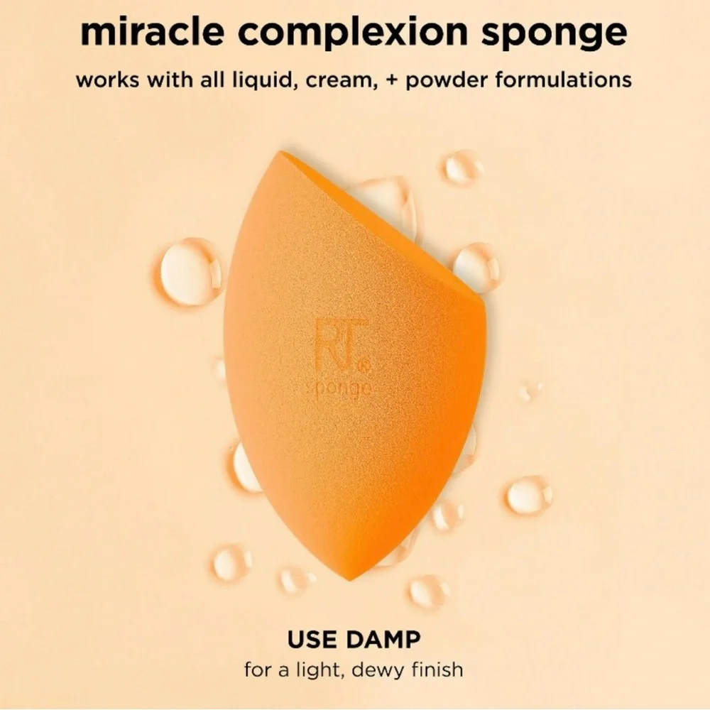 💞 New Real Techniques Iconic Blend & Set Miracle Makeup Sponge Duo